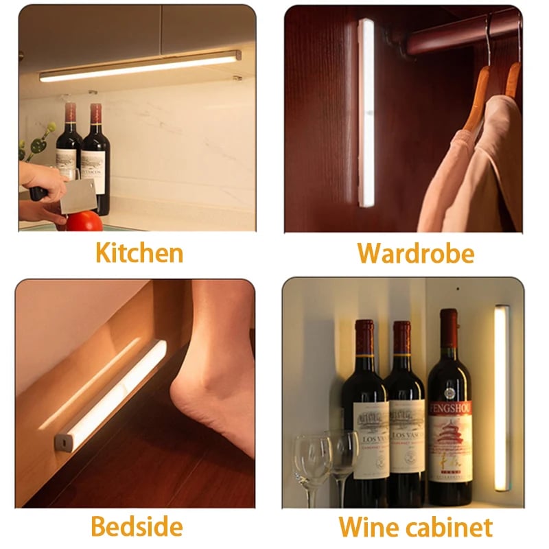 🏆Last Day 49% OFF🔥Punch-free Smart Sensor Magnetic Rechargeable LED Lights🔥